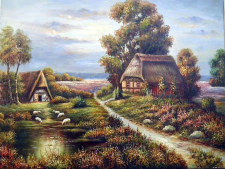 1061-T2 | 50cm x 61cm | chemin rural 